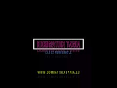 Dominatrix walking outdoor