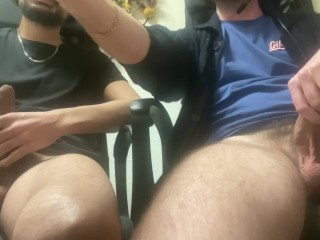 Jerking off with my Friend