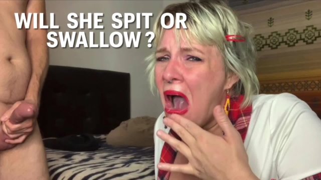 To Spit Or To Swallow Cum, That Is The Question!