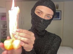 Masked Candle Femdom Ritual | Daniella’s Sensual Power Play (OnlyFans Preview)