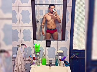 Hetero Bisexual Muestra Como Quedó Su Vergota Llena De Semen