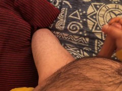 HOT AFTERWORK MASTURBATION! BIG NICE DICK 🍆