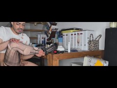 دکتر فتیش سکسی پا داره - دکتر فمبوی ایرانی کون دادن دوس داره