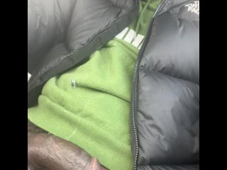 Nut while driving in traffic