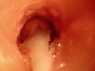 洞內精液大量爆發！肛門內最棒的射精！ ASMR