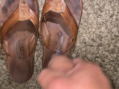 Cumming On My Sweaty Rainbow Sandals - Screenshot 11 of 16 - Cum Sandals
