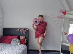 Cherry Blossom GRWM | Soft & Sensual Tease in a Cheongsam 🌸