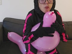 Marianna bursting balls and bubble gum(Full video in C4S/OF/MV/Membersite)