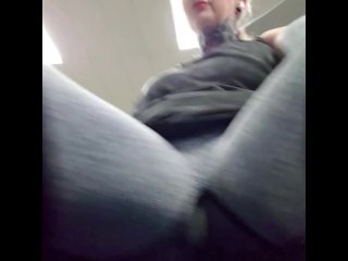 Cameltoe Workout at the Gym in Tight Leggings