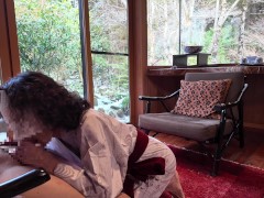 初複数プレイ。巨乳60代熟女の義母が義息子の友達と連続中出しされ大量精子を受け止め何度もイク姿をご覧下さい。  日本人/人妻/細身/寝取られ/複数/他人棒/美魔女/変態/無修正/生挿入/中出し/個人撮 - Screenshot 2 of 16 - 熟女