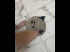 Giantess Foot Domination – Crushing Cute Pillow Cat Under Feet POV 🐾