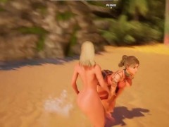 Summer Fest Beach Party in Wild Life Porn Game