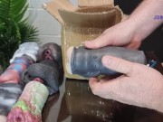 Unboxing / Review of order from Delices Defendus. Masturbators and Dildo (NOT SPONSORED)