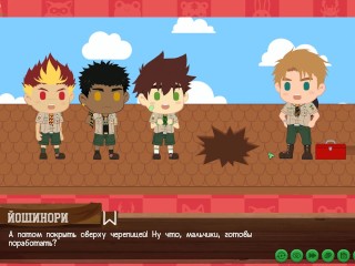 Game: Friends Camp, Path 2, Episode 52 - Graffiti Penis (Russian Voiceover)