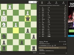 I captured his queen and won the game at the end.