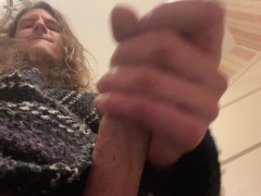 BWC Stroking, Dirty Whispering Until Exploding For You. Big Cum Shot and Orgasm After Edging 💦😈