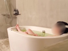 Bathing before fuck