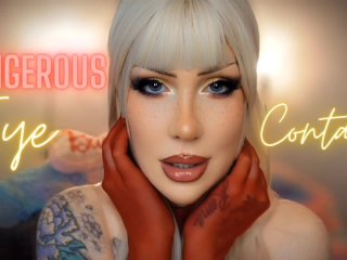 Dangerous eye contact - eye fetish - mesmerize - blue eyes - joi - face porn - face fetish