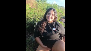 Instead Culona And Busty Colombia Have Sex Outside With Her Boyfriend's Friend