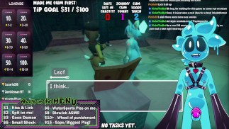 Slime Moans like a slutty furry getting fucked against the wall.