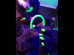 Kitty having alittle fun