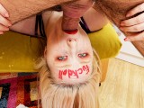 real fuck doll gets extreme rough big dick face fucked