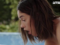 Hairy Pussy Girlfriend Gets Her Juicy Pussy Fucked by Rich BF - WHITEBOXXX