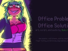 Femdom Coworker Makes You Moan While Everyone Can Hear (ASMR)