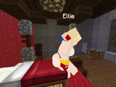 Ellie Halloween Cosplay Minecraft Jenny xhatihentai gameplay