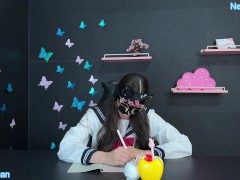 A Japanese student and her curious distractions - Screenshot 1 of 16 - Japanese Schoolgirl