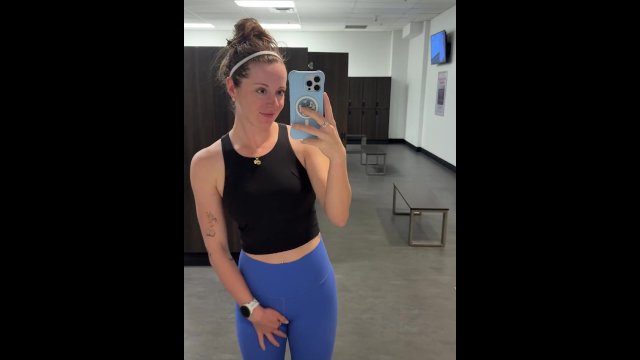 Trying not to cum on the stairmaster... but spoiler alert, I fail 😂