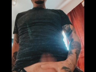 Мастурбация Ghostface (без маски в начале)