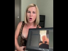 Famous Pornstar SugarNadya couldn’t resist my BIG COCK and made Dick Rating & Invited me for Waxing