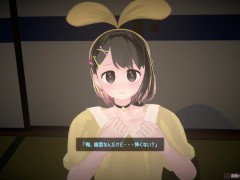 【なまいき娘と見えない幽霊(体験版)実況】生意気な巨乳女におさわりしまくる同棲３Dエロゲ―。(hentai game)