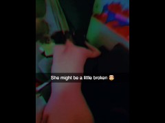 Took this girl home from Snapchat 🤯
