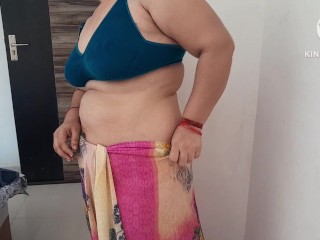 婆婆和女婿家里没有人，但印地语音频中的浪漫