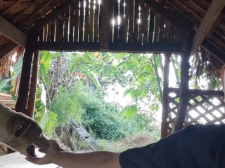 KANTUTAN Vlog Kami Muna Ni Brownie Habang Wala Tao SA Kubo