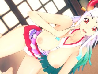 YAMATO get Fucked & CREAMPIED Hentai ONE PIECE Uncensored