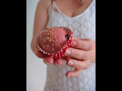 I have a beautiful cupcake
