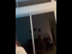 Getting ready to record, Camila is already hot