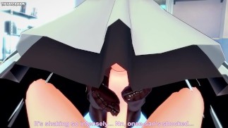 Хентай ногами от Elphelt Valentine от Guilty Gear
