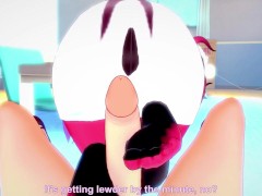 POV Hentai Footjob from Verosika Mayday from Helluva Boss