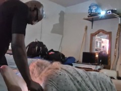 Naughty Dana and Mr. Pure Pleasure play with and eat twistedleenas pussy