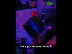 What A Good Little Semen Demon 😈