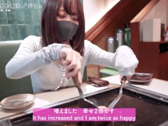 居酒屋デート後に玄関先で即フェラ抜き♡M男彼氏をた～っぷり焦らし寸止めでイジメて溜めた濃厚精液を口内射精ごっくん　主観 Vlog 日本人 カップル 巨乳 素人 調教 手コキ 変態 淫乱 痴女 個人撮影 7/16