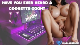 Moaning Goonette - Have you ever heard a goonette goon? Ngh brain gooning with Miss Goonette