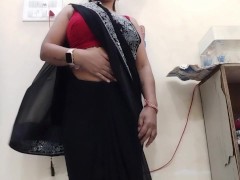 Indian Milf Striping Her Saree and playing with boobs - Screenshot 4 of 16 - Asian Milf