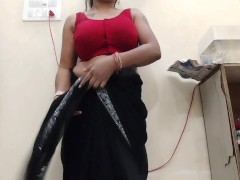 Indian Milf Striping Her Saree and playing with boobs - Screenshot 6 of 16 - Indian