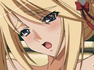 Blonde Maid с большими сиськами Nice обожает трахаться в машине