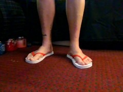 Cherry Flip Flops Natural Shoeplaying